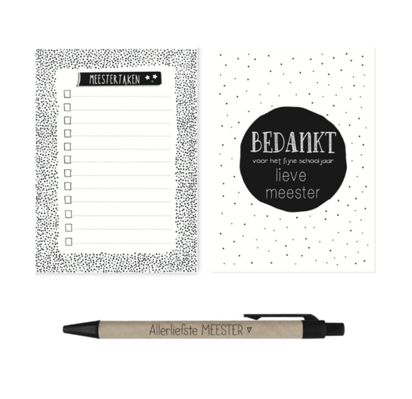 Stationery Gift | Meestertaken | Kaart