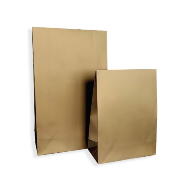 Gift Bag | Met sluitstrip | Gold | Small