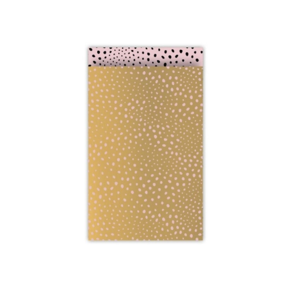 Cadeau Zakje | 17 x 25 | Inspired By Nature | Flocks | Gold