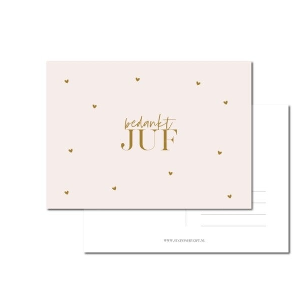 Kaart Enkel | Bedankt juf