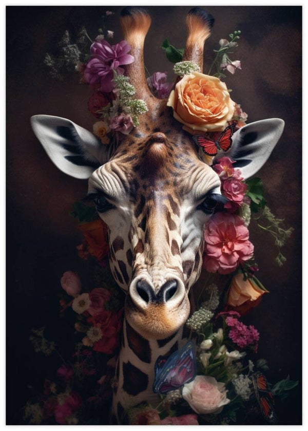 Poster | A4 | Giraffe