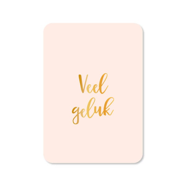 Ansichtkaart | Veel geluk