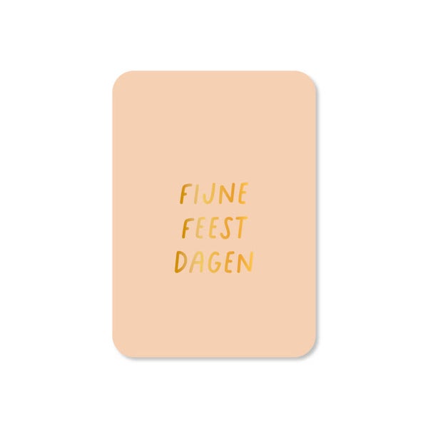 Cadeau Label | Fijne feest dagen