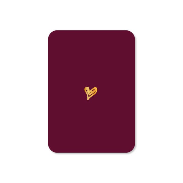 Cadeau Kaartje | ♡ | Bordeaux