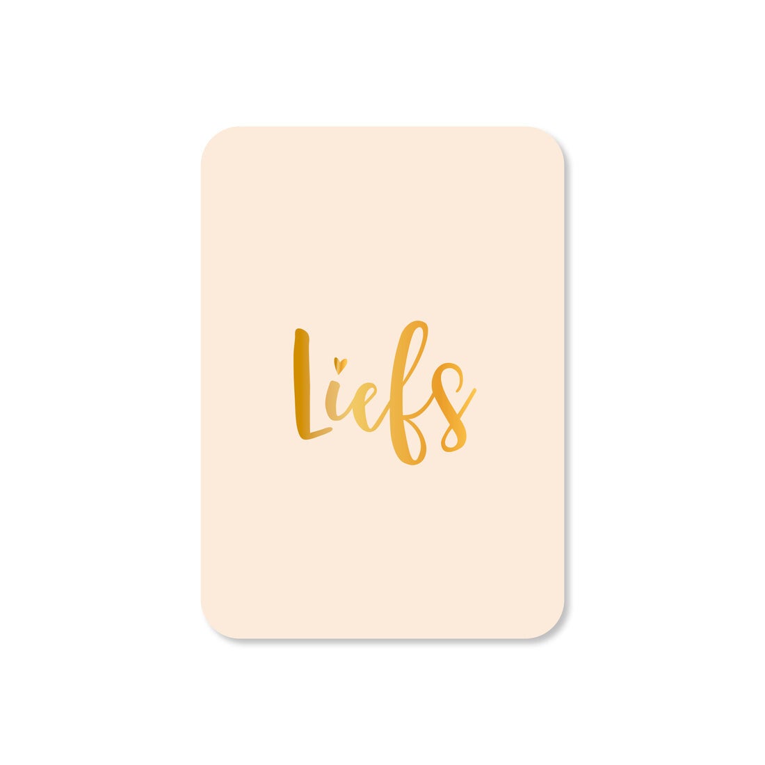 Cadeau Kaartje | Liefs