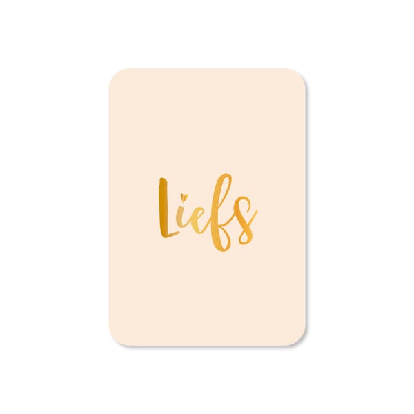 Cadeau Kaartje | Liefs