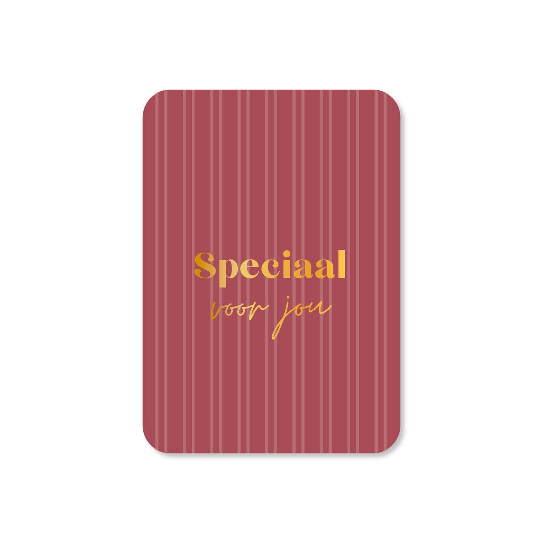 Cadeau Kaartje | Speciaal voor jou | Stripes