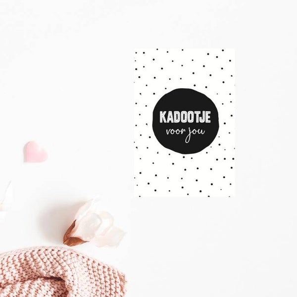 Cadeau Kaartje | Kadootje voor jou