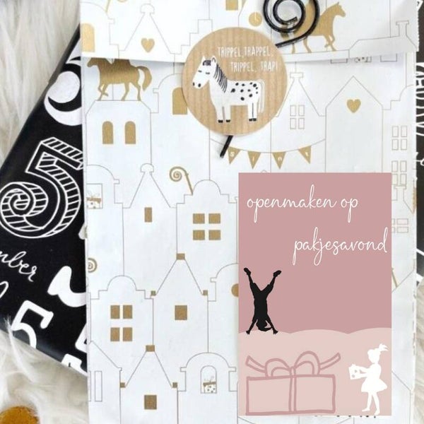 Cadeau Kaartje | Openmaken op pakjesavond