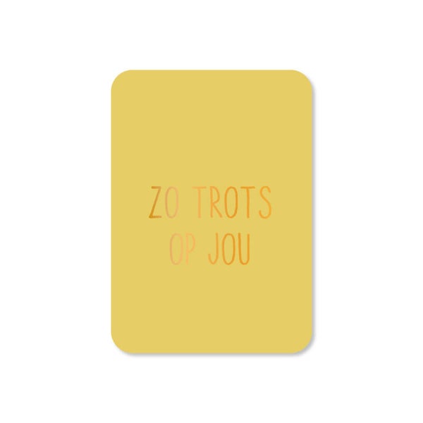Cadeau Kaartje | Zo trots op jou