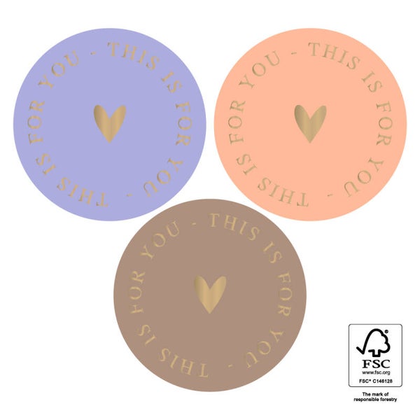 Sticker Set | 55 mm | This is for you | Sweet