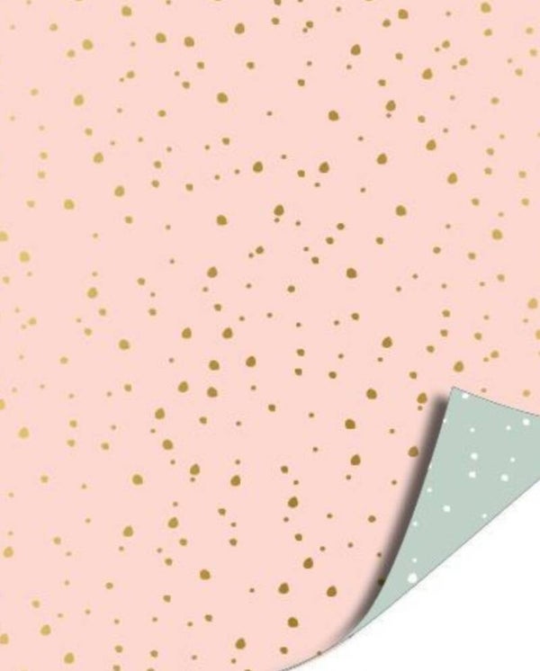 Cadeaupapier | 30 cm | Sweet Confetti | pink / mint / gold