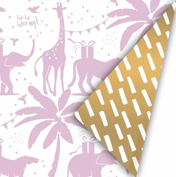 Cadeaupapier | Tropical Party | lila