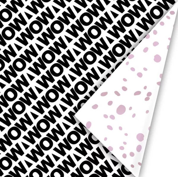 Cadeaupapier | WOW Statement | black