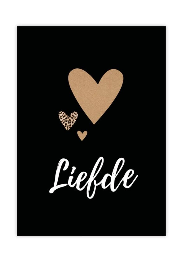 Ansichtkaart | Wild | Liefde