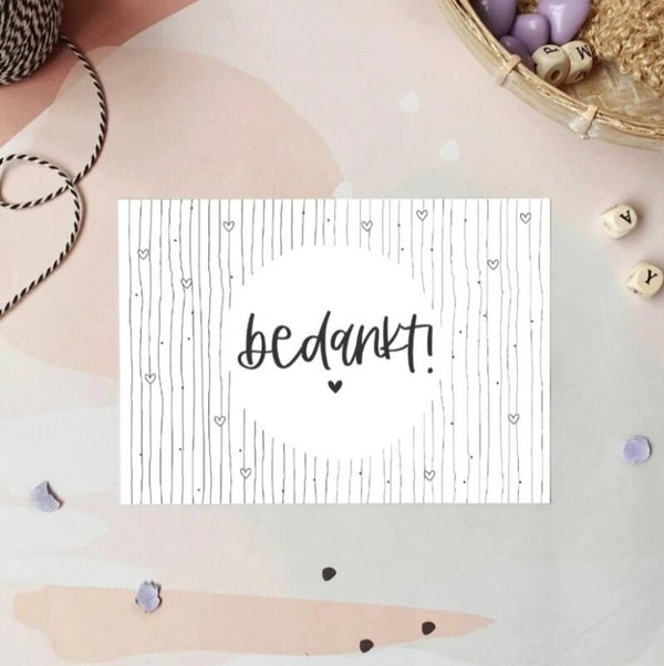 Ansichtkaart  | Bedankt