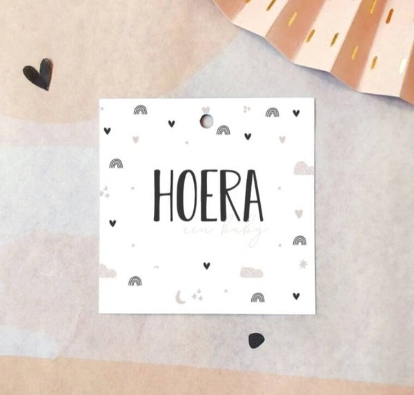Cadeau Label | Hoera een baby