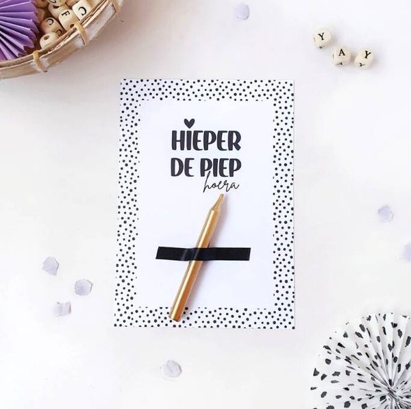 Kaart Extra | Hieper de piep hoera