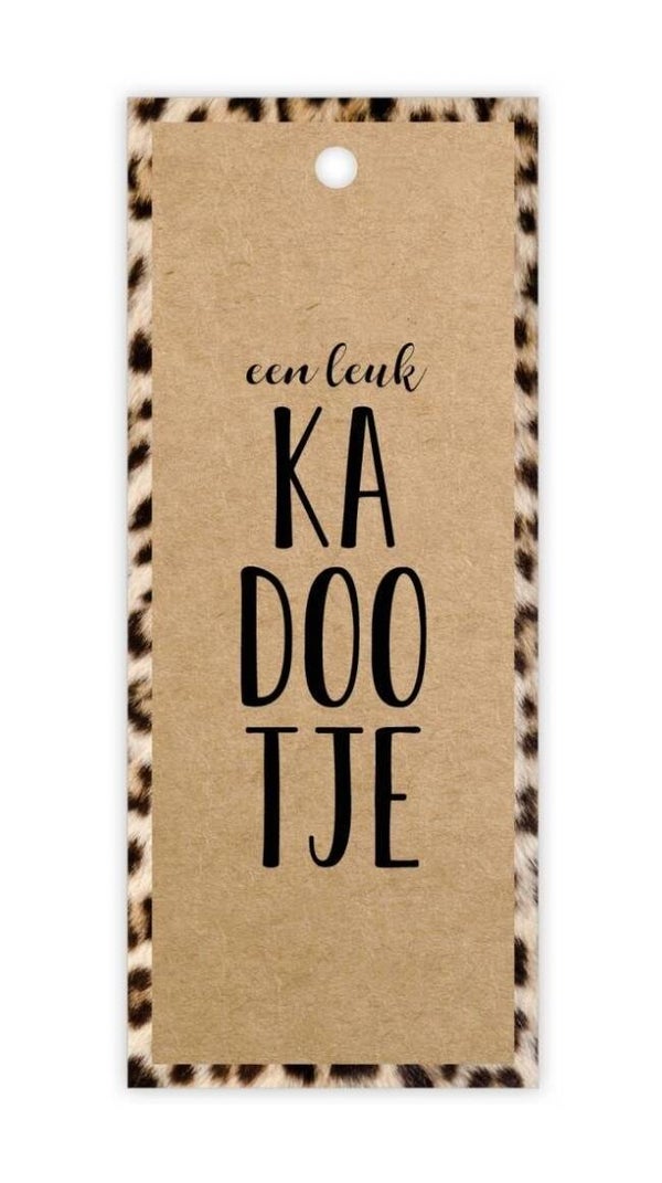 Cadeau Label Dubbel | Wild | Een leuk kadootje