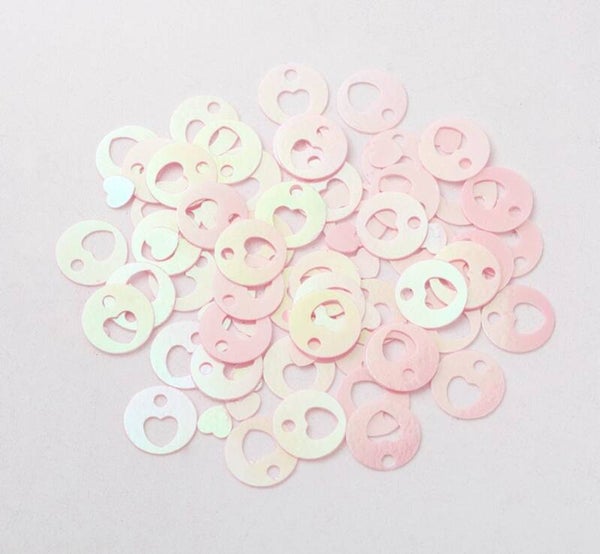 Cadeau Decoratie | Confetti | Heart | Roze