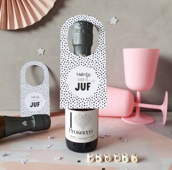Flessenhanger | Kadootje voor de juf