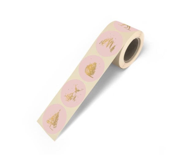 Sticker Set | 50 mm | Signature Christmas | warm