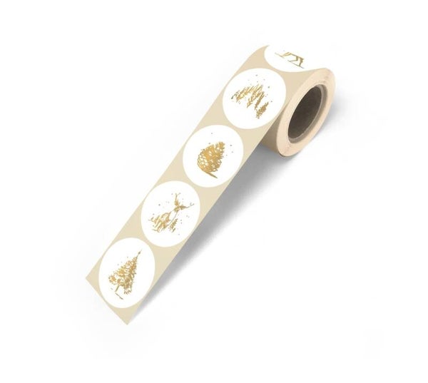 Sticker Set | 50 mm | Signature Christmas | Chique