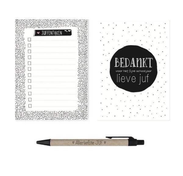 Stationery Gift | Juffentaken | Kaart