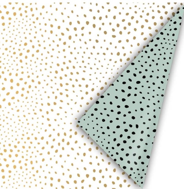 Cadeaupapier | Inspired By Nature | Flocks | gold