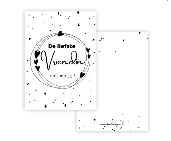 Kaart Enkel | De liefste vriendin