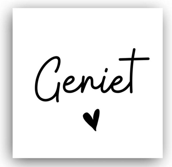 Onderzetter | Geniet
