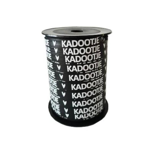 Cadeau Lint | Paporlene | Kadootje | Black White