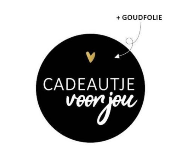 Sticker Rond | 40 mm | Cadeautje voor jou