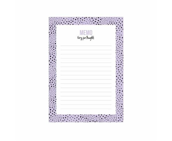 Stationery | Notitieblok | Flocks | Lila