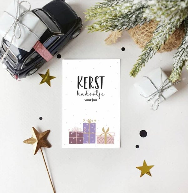 Cadeau Kaartje | Kerst kadootje voor jou