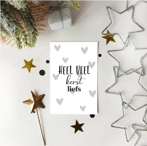 Cadeau Kaartje | Heel veel kerst liefs
