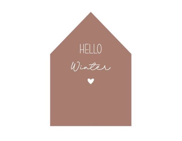Forex Huisje | Hello Winter | Old Pink