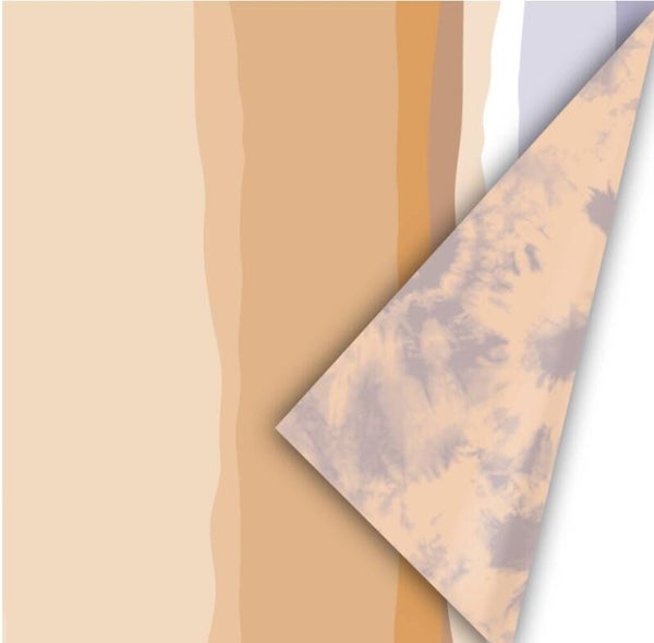 Cadeaupapier | 30 cm | Blooming Horizon | Blending Lines | Warm
