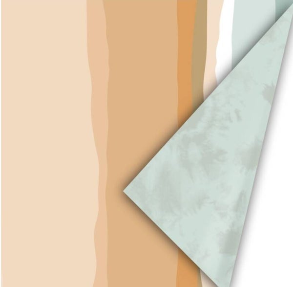 Cadeaupapier | 30 cm | Blooming Horizon | Blending Lines | Cool