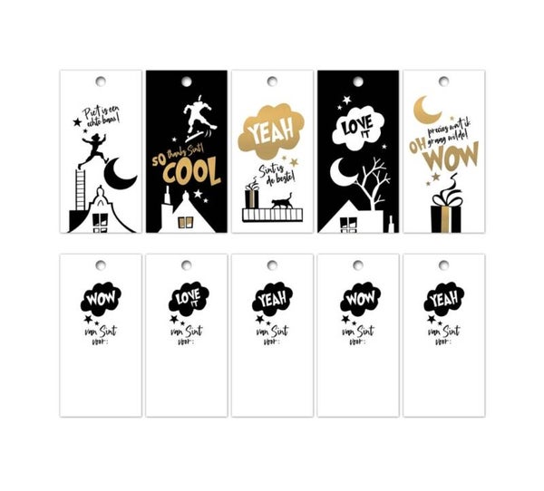 Cadeau Label Set | Cool Sint