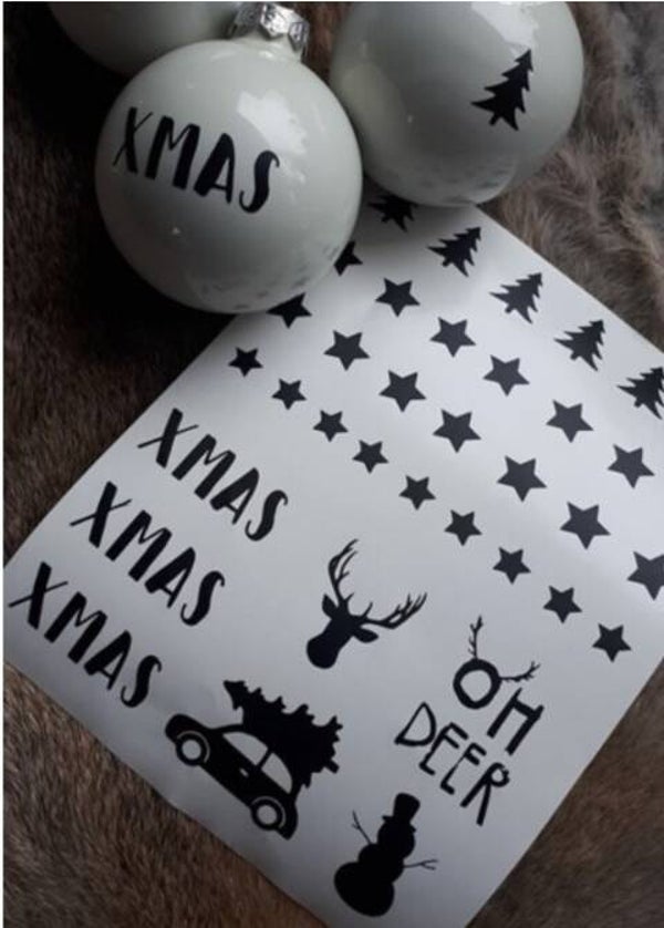 DIY | Stickervel | Kerst