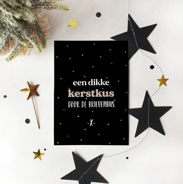 Ansichtkaart | Kerstkus