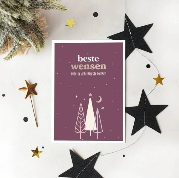 Ansichtkaart | Beste wensen