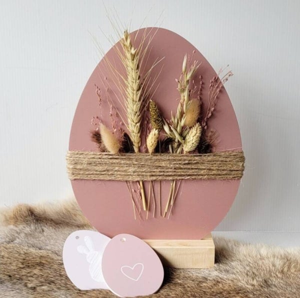 Forex Paasei | Droogbloemen | Dark Old Pink