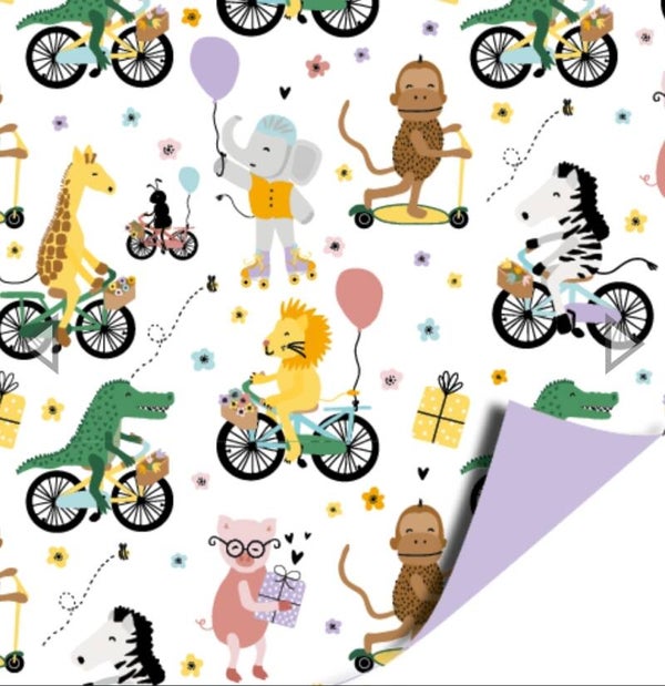 Cadeaupapier | 30 cm | Party Animals
