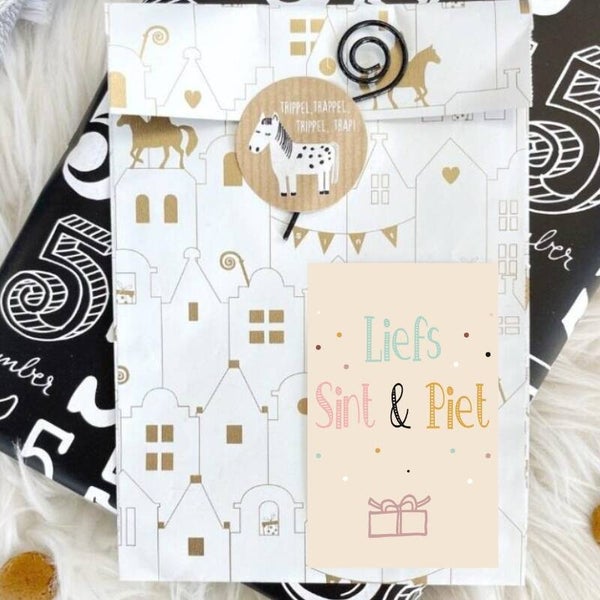 Cadeau Kaartje | Liefs Sint & Piet