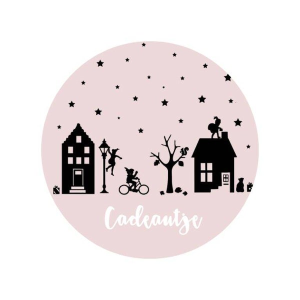 Sticker Rond | 45 mm | Cadeautje