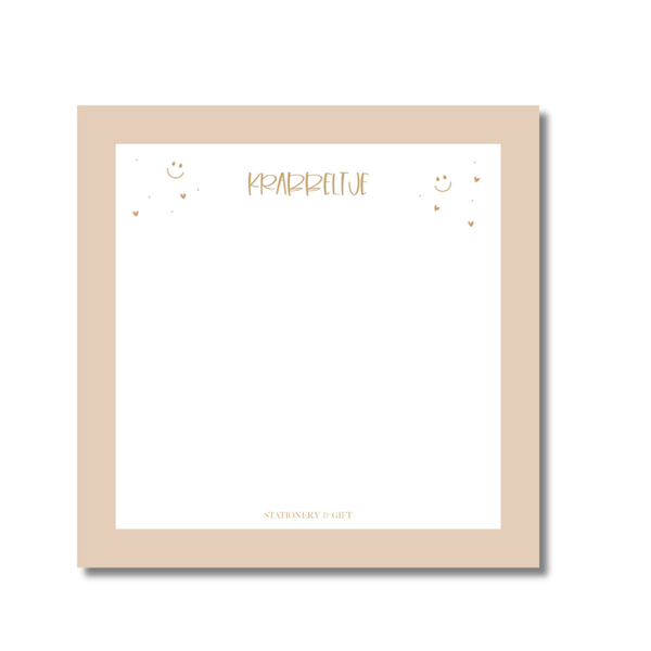 Stationery | Notitieblok | Krabbels