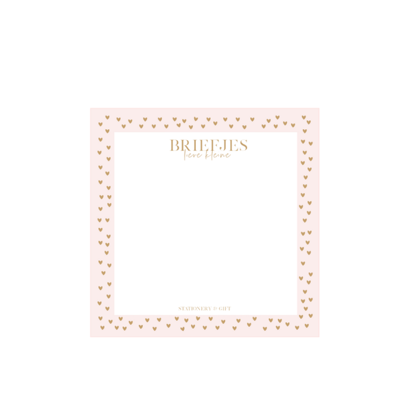 Notitieblokje | Lieve kleine briefjes