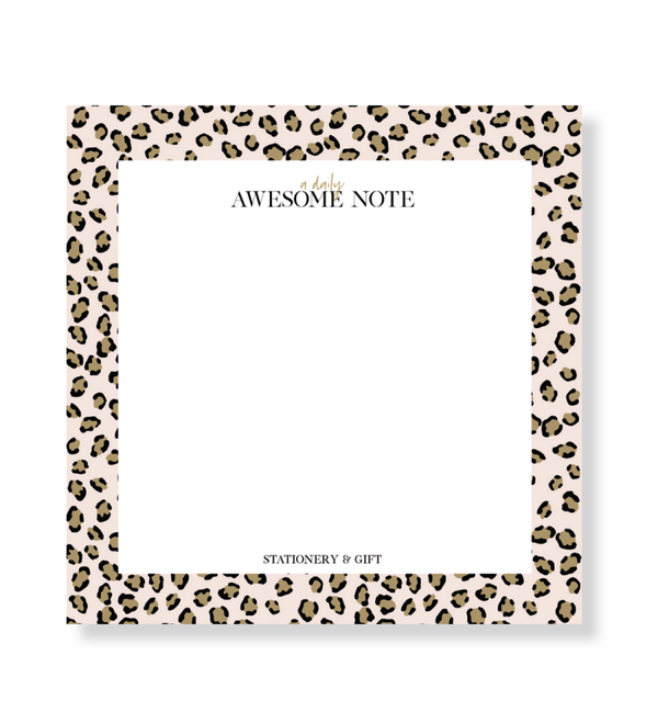 Stationery | Notitieblok | Leopard